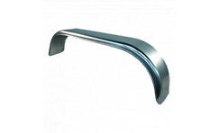 Foto De Haan Spatscherm tandem as staal 230mm x 1580mm hoekig model