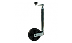 Foto Steunpoot wegklapbaar SF60-DSA- SW19 universeel met verlengde montage ⧄60mm 1300kg verzinkt 240mm 430mm