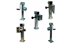 Foto Steunpoot wegklapbaar SF60-DSA- SW19 universeel met verlengde montage ⧄60mm 1300kg verzinkt 240mm 430mm