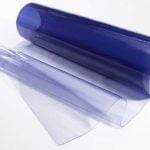Roo Rubber PVC blauw per strekkende meter