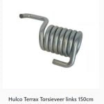 Terrax veer Hulco Terrax torsieveer links 150cm