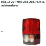 Hella HELLA 2VP 998 233-281, rechts, achteruitverlichting