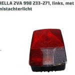 Hella HELLA 2VA 998 233-271, links, met mistachterlicht