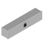 De Haan De Haan disselbox OLT 1250x250x250 aluminium
