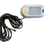 Aspock Binnenlamp LED ovaal met schakelaar 12V-24V|DC|0,30m|WIT-BLAUW