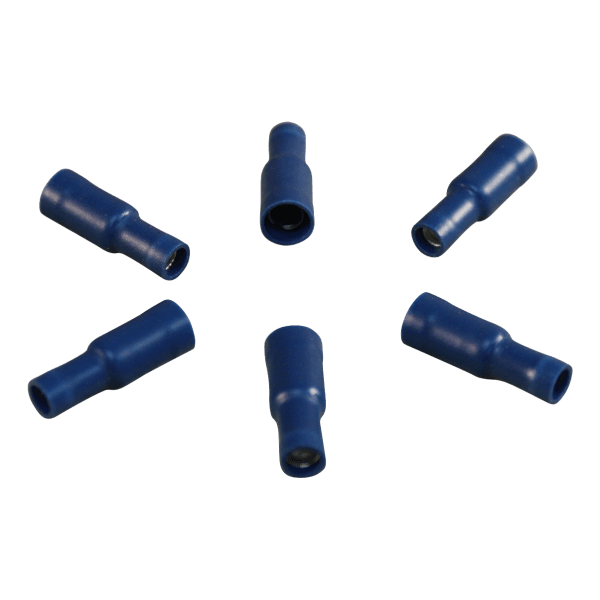 Novio Rondstekerhuls voor draad 1,5 - 2,5mm2 , Ø5 , blauw