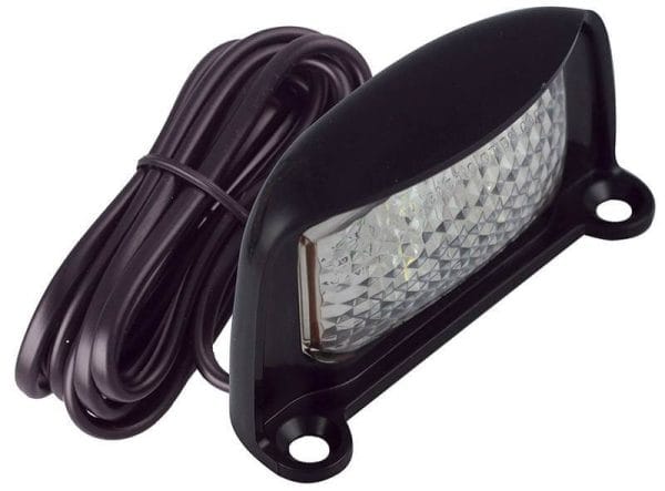 LED Autolamps Kentekenlamp LED 12/24v 76 x 41 x 31mm 1000mm 1P-connector LED Autolamps  IP67 CE, ECE-R10 / R4 wit