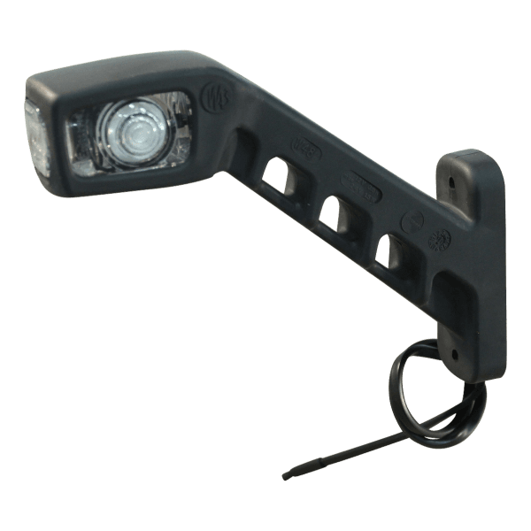 WAS Contourlamp 238L/W48 wit, links 220mm, 2x0,75mm2