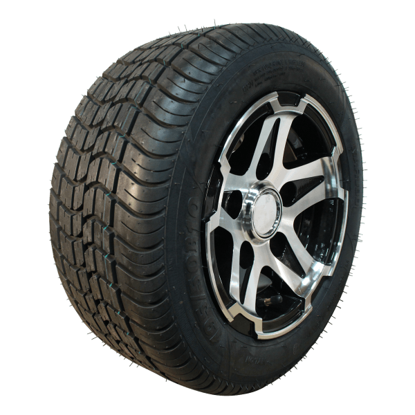 NaRubb Luchtband + wiel 195/50 B10 (18x8.00-10) S-6502 10PR + 6.00Ix10H2 ET-4 67/112/5 98 N lichtmetaal grijs