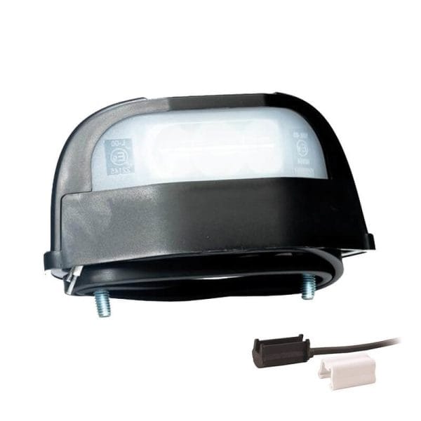 Fristom Kentekenlamp LED 12/24v 112,3 x 57 x 97mm P&R kabel 500mm, 2x 1,5mm² 45 of 72mm  CE, ECE-R10 / R4