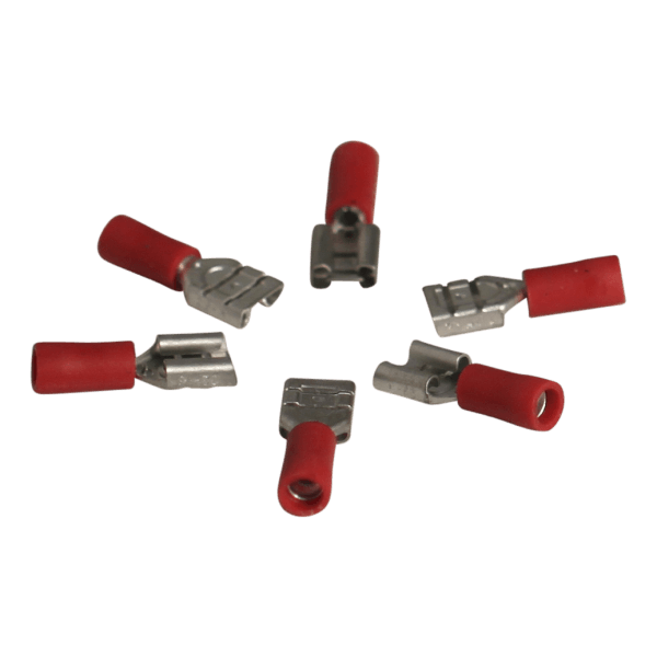 Novio Vlakstekerhuls voor draad 0,5 - 1,5mm2 , 2,8x0,8mm, rood