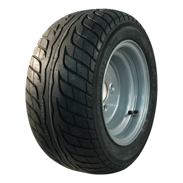Novio Luchtband + wiel 205/50 B10 Trelleborg 3000 trailer + 6.00Ix10H2 ET-4 94/140/5 103 M staal grijs