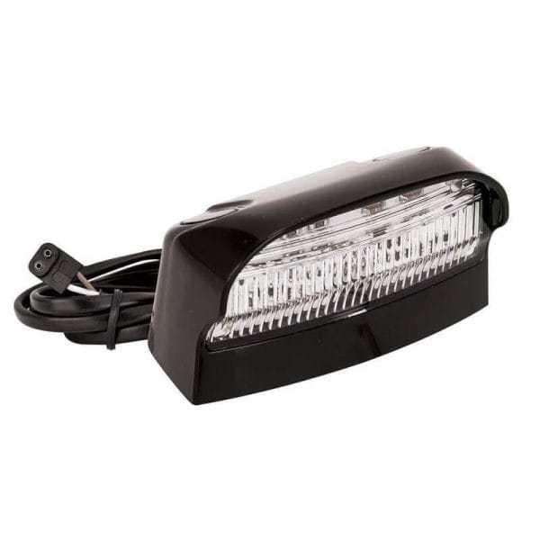 LED Autolamps Kentekenlamp LED 12/24v 70 x 42 x 40mm 1000mm 1P-connector LED Autolamps  IP67 CE, ECE-R10 / R4 wit