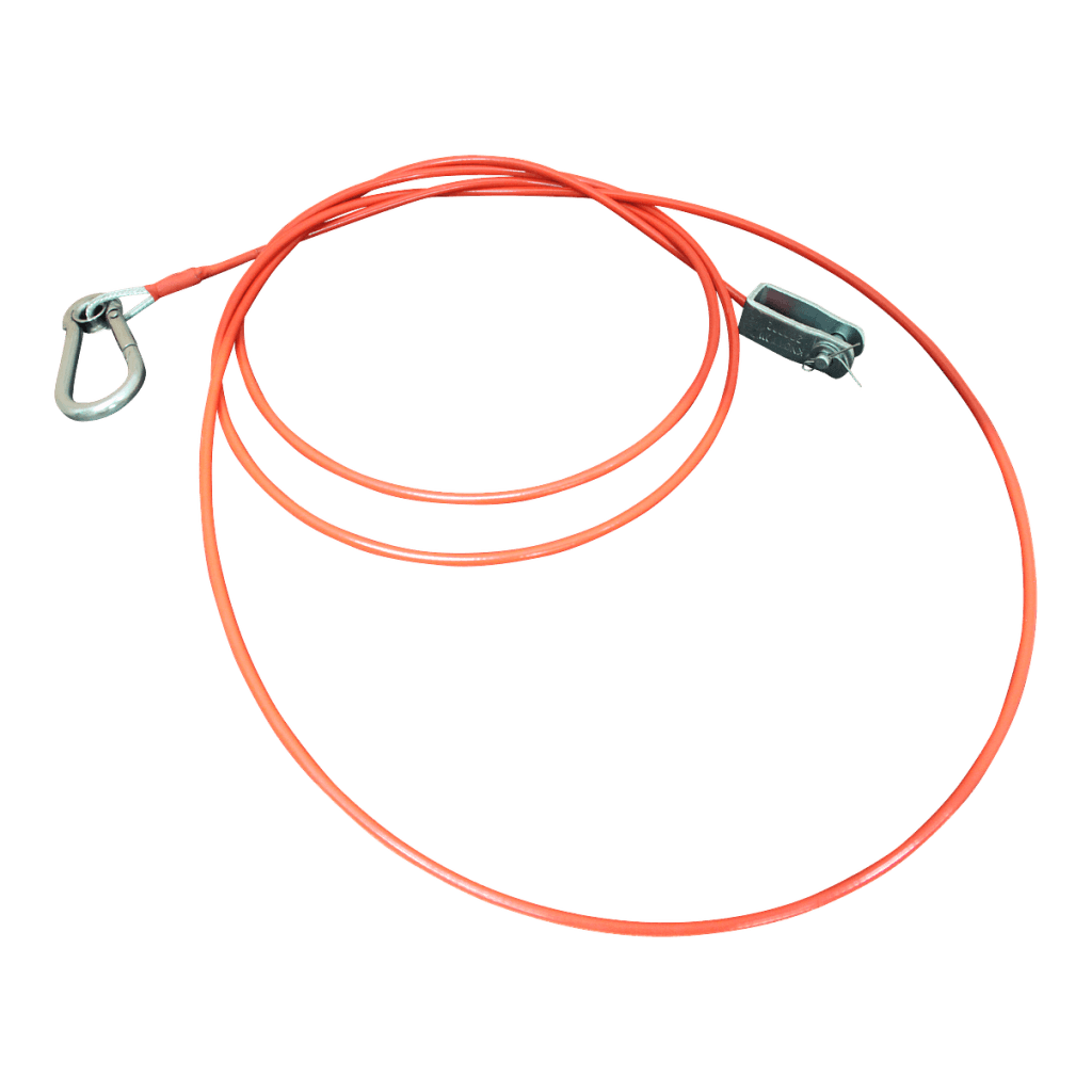 Foto KNOTT Breekkabel 2300mm rood gaffel met pen
