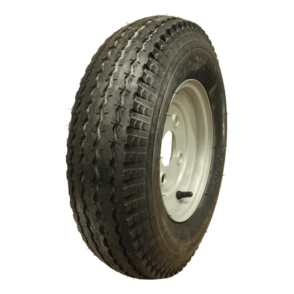NaRubb Luchtband + wiel 4.80/4.00-8 S-6003 6PR + 2.50Ax8H2 ET0 85/115/4 71 M staal grijs