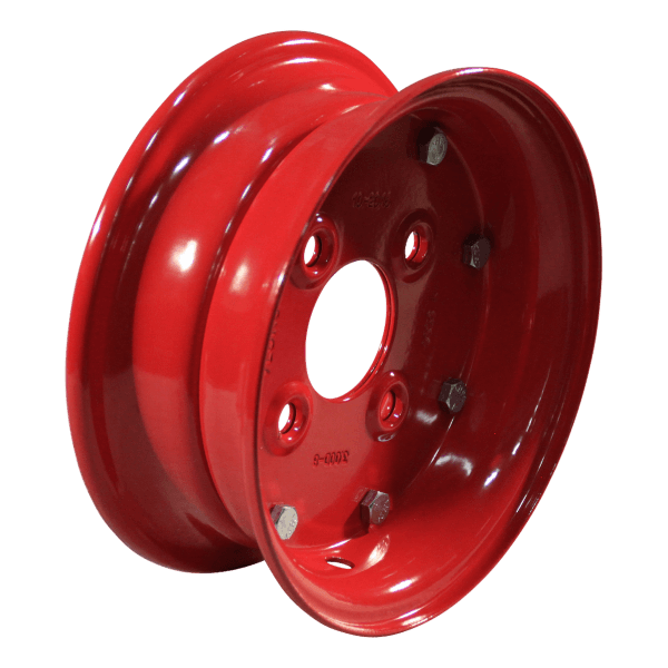 Novio Wiel 3.00D-8 ET0 60/100/4 staal, rood