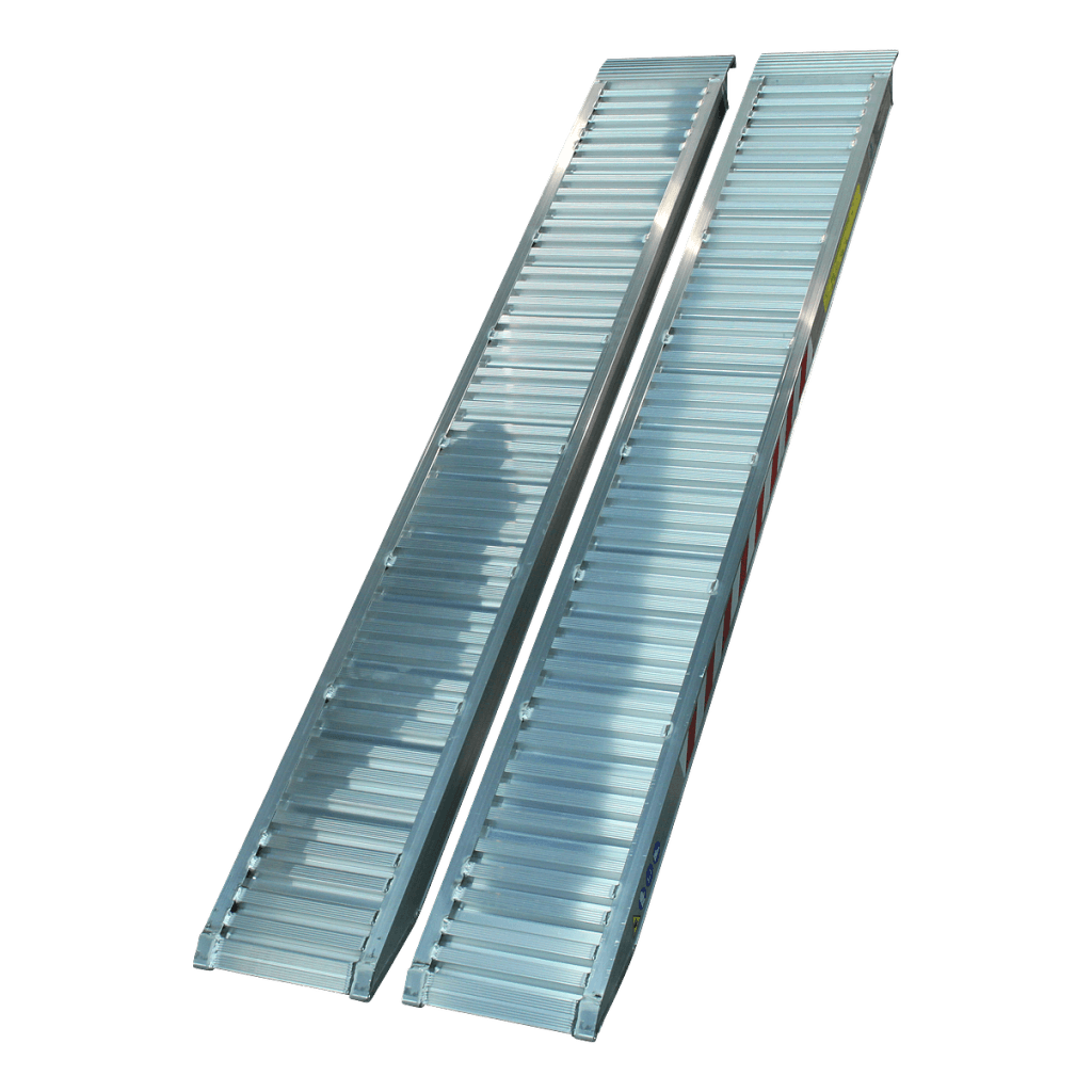Foto Metalmec Set oprijplaten recht aluminium 2444 x 300 haak ( G )
