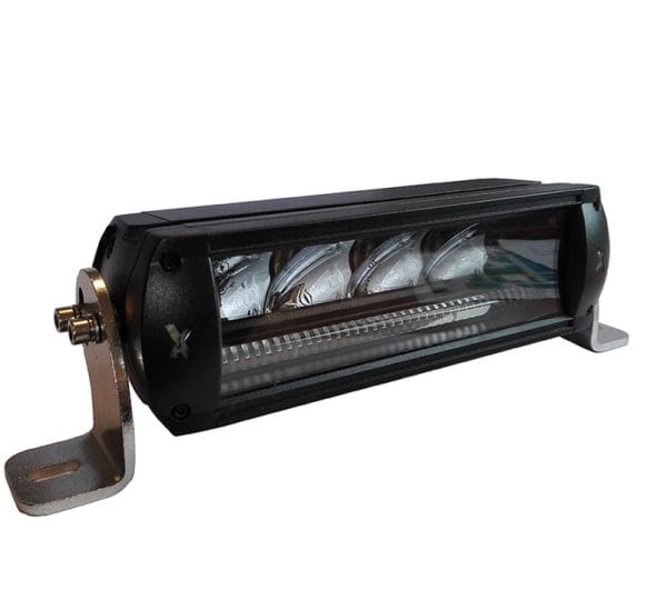 Tralert Werklamp IP68 4 x 8,5 Watt Cree LED's 400mm kabel met Deutsch-connector 9/36 V 40 Watt 3520lm 245 x 72 x 103mm Combistraler Bij 12 Volt / 7,20A Bij 24 Volt / 3,03A CE, ECE-R112 1302 lux@ 10m / 0,25 lu