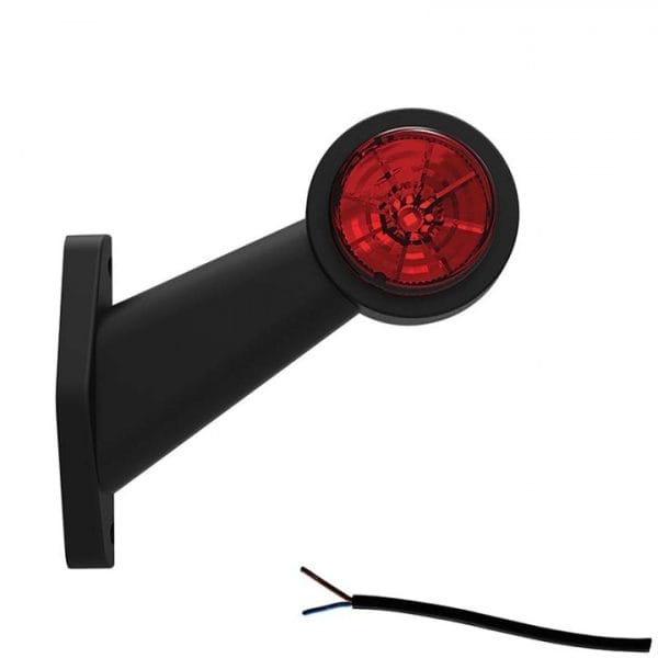 Fristom Contourlamp 133 x 118 x 45mm 76mm rood/wit Rood/wit rechts kabel 200mm  12/24v CE, ECE-R10 / R7