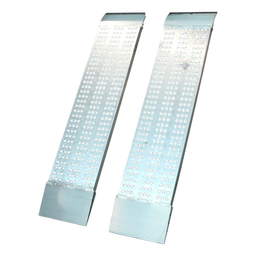 Foto Metalmec Set oprijplaten recht aluminium 2500 x 315 opleglip ( L standaard )