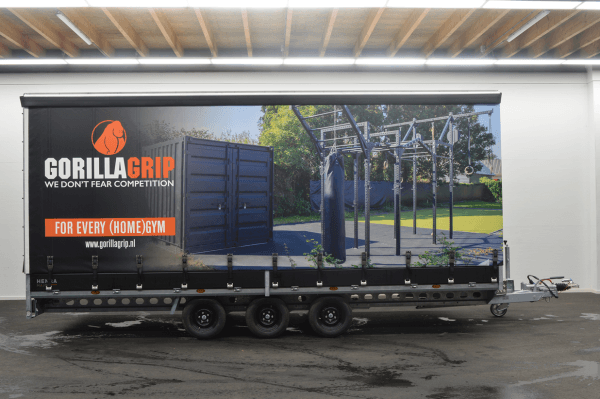 Henra Plateauwagen 553x222x220 Huif & Schuifzeilen - Afbeelding 4
