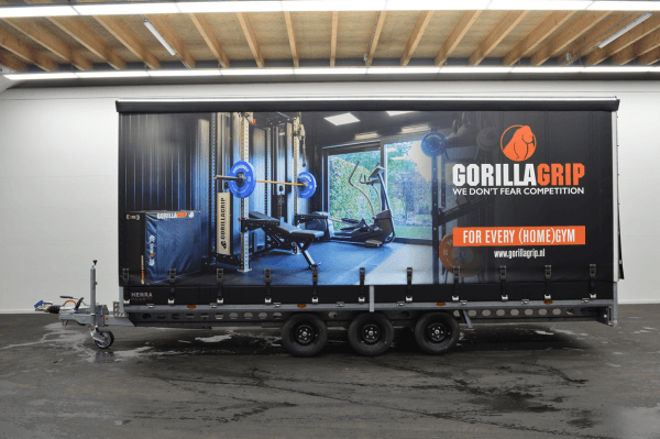 Henra Plateauwagen 553x222x220 Huif & Schuifzeilen - Afbeelding 6