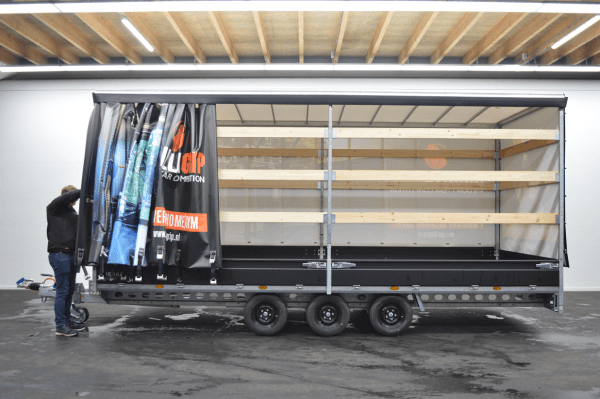 Henra Plateauwagen 553x222x220 Huif & Schuifzeilen - Afbeelding 19