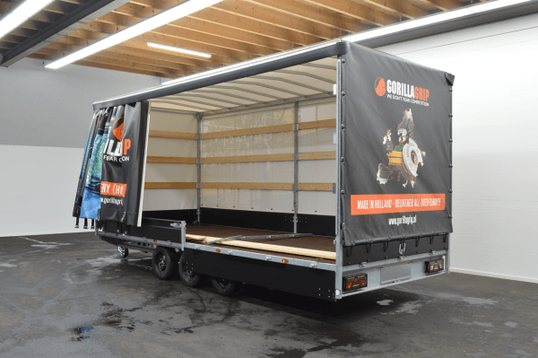 Henra Plateauwagen 553x222x220 Huif & Schuifzeilen - Afbeelding 21