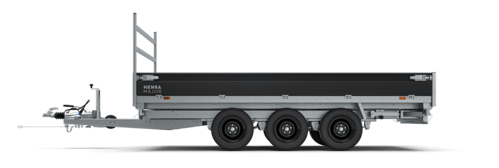 Foto Henra Plateauwagen 453×202 Black 3500kg