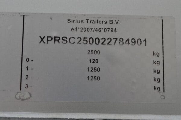 DEMO: Sirius S77 twee paards trailer - Afbeelding 19