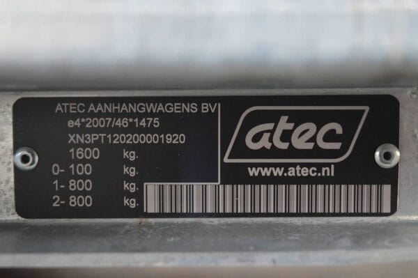 Atec APT 1600 Thensa - 1,5 Paards LTD - Afbeelding 19