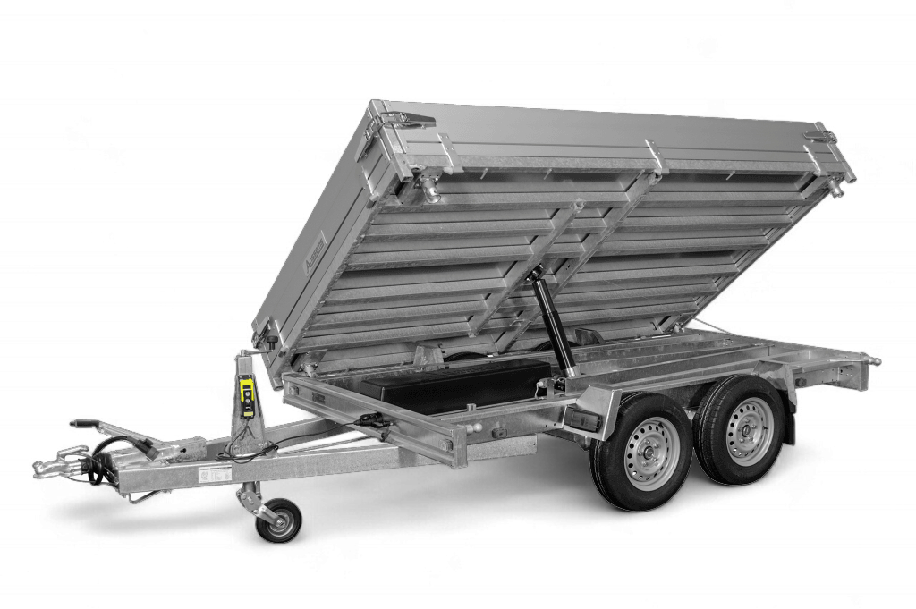 Foto Motortrailer lucht afzinkbaar