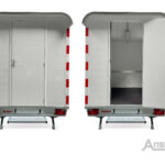 Anssems PTS 1400 Schaftwagen + Toilet