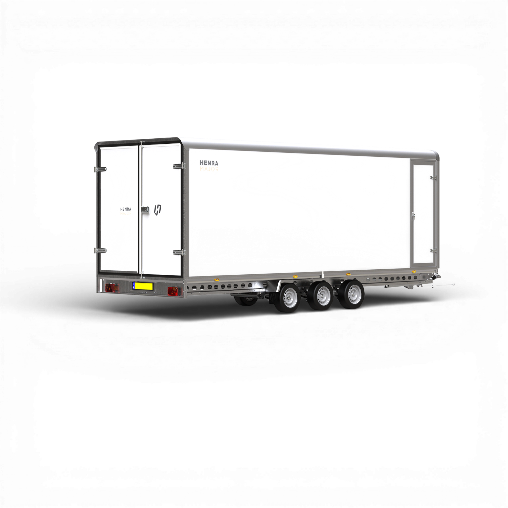 Henra Gesloten plateauwagen 553x202x220 3500k - Afbeelding 3