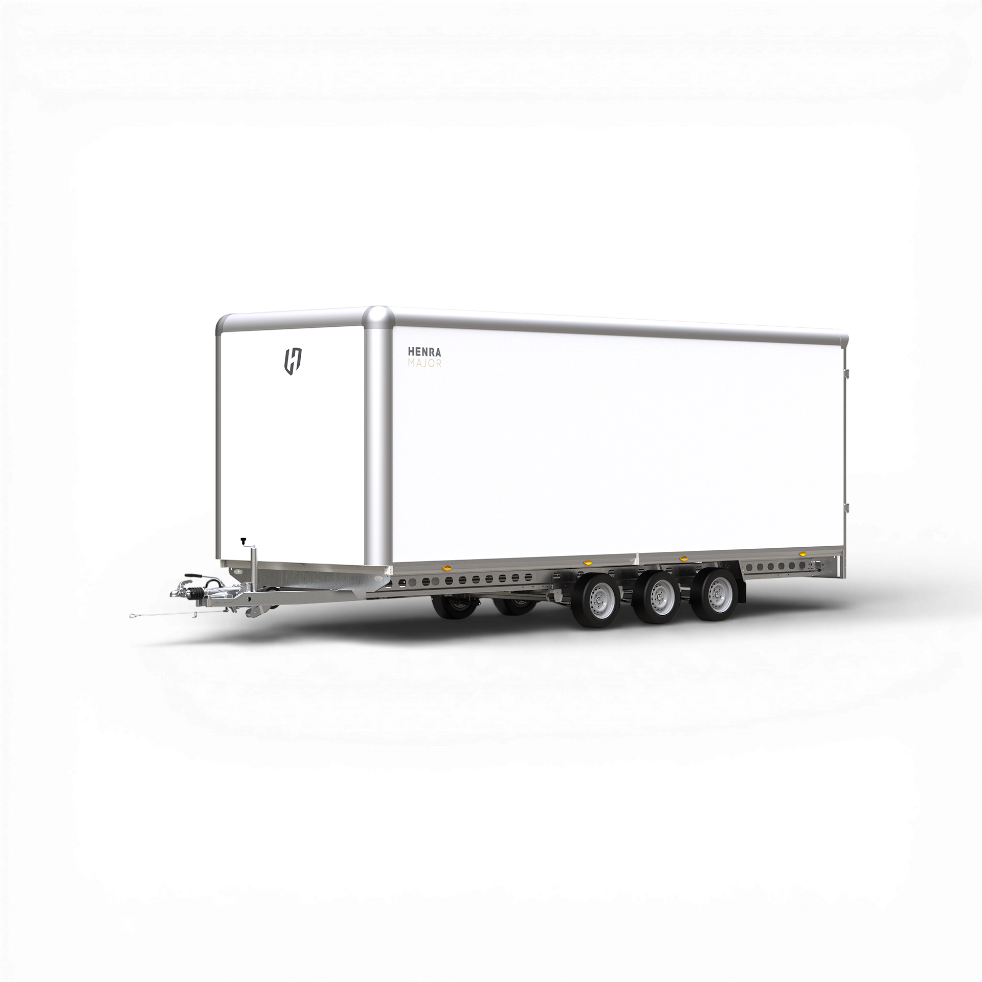 Henra Gesloten plateauwagen 633x248x220 3500k - Afbeelding 2