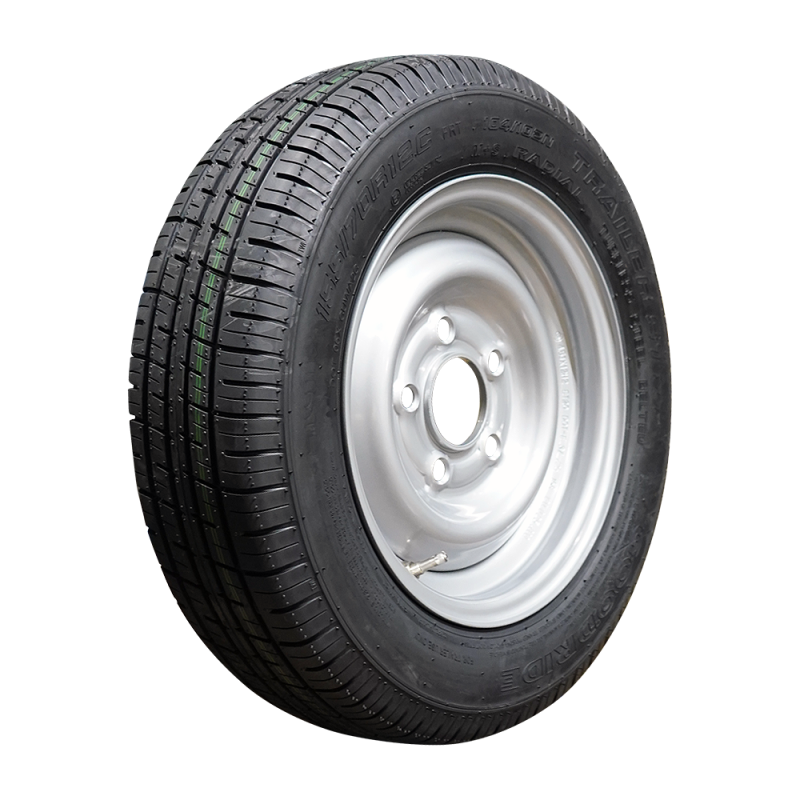 Foto Goodride Luchtband + wiel 155/70R12C ST290 M+S TL + 4½Jx12H2 ET20 67/112/5 104/102 N staal grijs