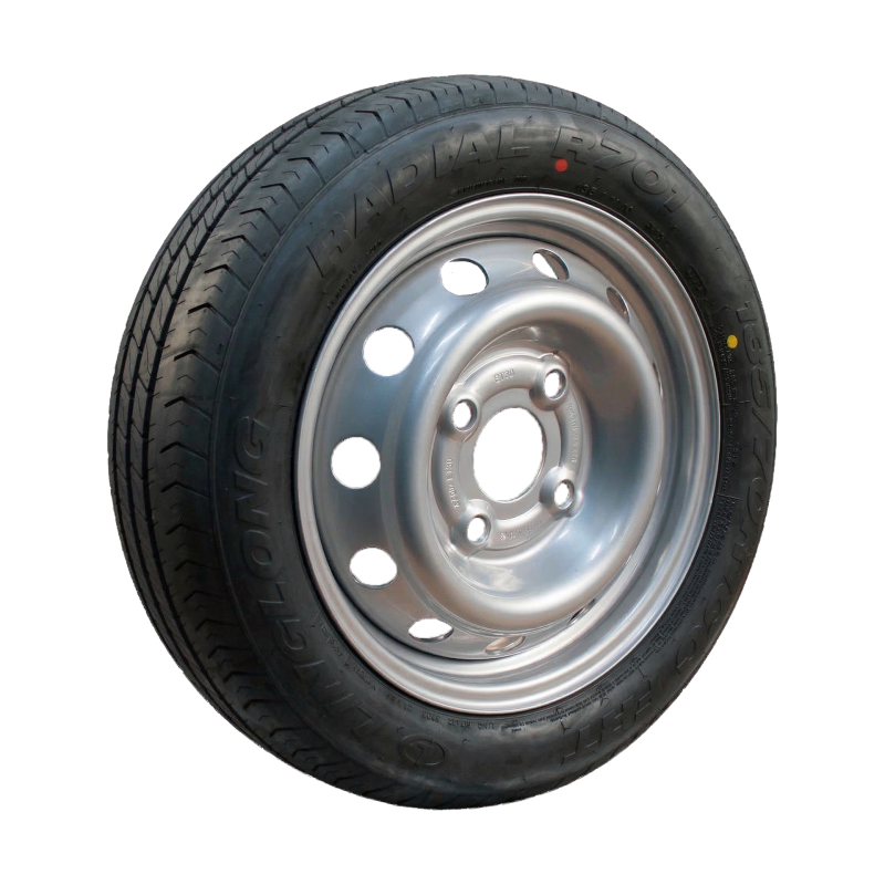 Foto Linglong Luchtband + wiel 185/70 R13C R701 M+S + 4½Jx13H2 ET30 57/100/4 106/104 N staal grijs