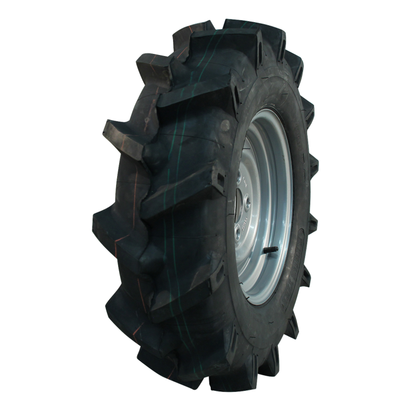 Foto KINGS TIRE Luchtband + wiel 6.00-12 V-8803 6PR + 4.00Bx12H2 ET0 60/100/4 76 A3 staal zilvergrijs rechts