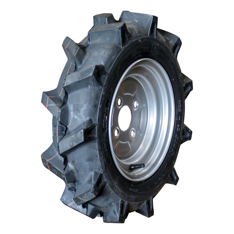 Foto KINGS TIRE Luchtband + wiel 4.00-10 V-8816 4PR + 3.50Bx10H2 ET-2.1 60/100/4 49 A3 staal zilvergrijs rechts