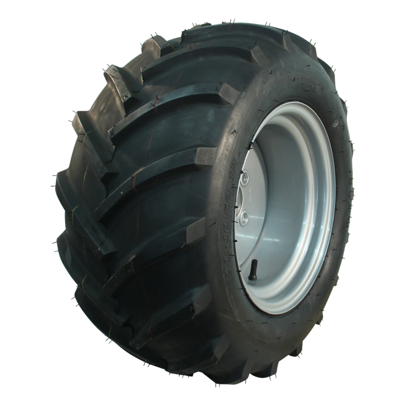 Foto DURO Luchtband + wiel 23×10.50-12 HF-255 4PR + 7.00Ix12H2 ET10 66,5/112/5 A8 staal zilvergrijs links
