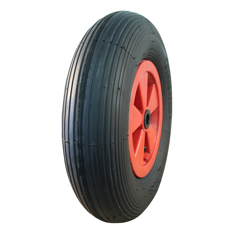 Foto KINGS TIRE Luchtband + wiel 4.80/4.00-8 V-5501A 2PR + 2.50Ax8 NL88 kunststof rood