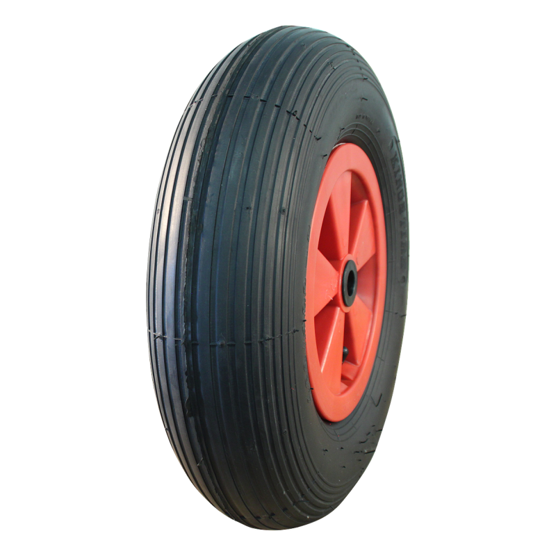 Foto KINGS TIRE Luchtband + wiel 4.80/4.00-8 V-5501A 2PR + 2.50Ax8 NL75 kunststof rood