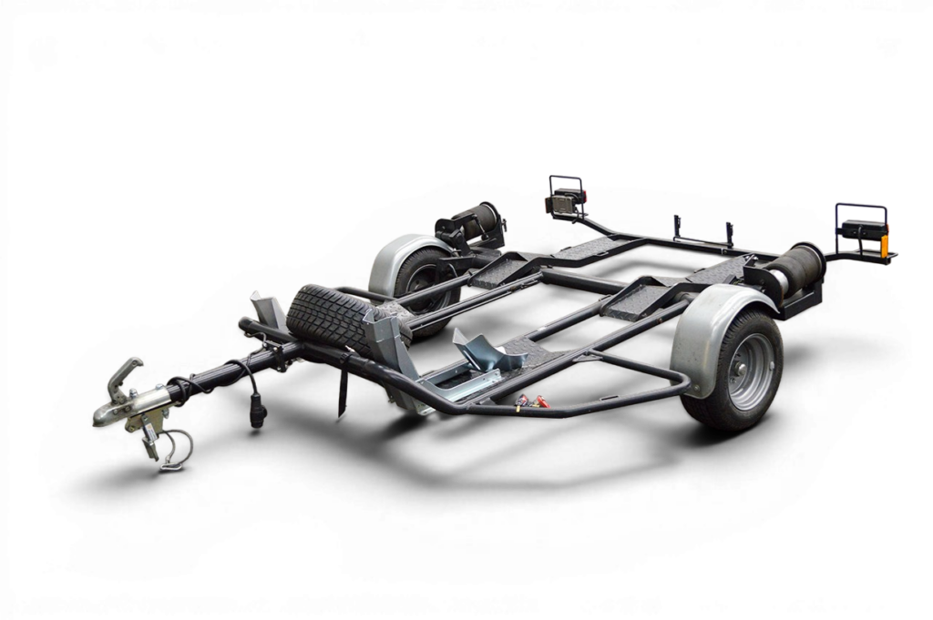Foto Motortrailer lucht afzinkbaar