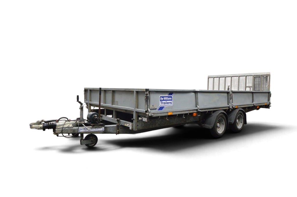 Foto Ifor Williams kantelbare machinetranspor