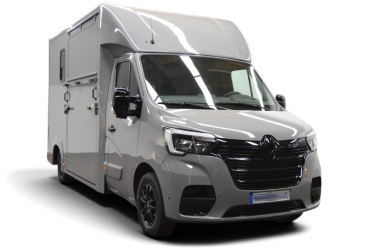 Foto Vigo 2-paards horsetruck occasion uit 2023 met enkele cabine en nieuwe opbouw
